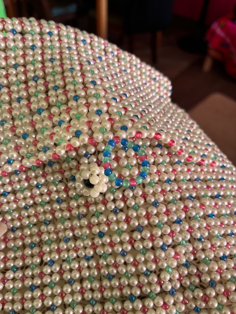 Vintage Beaded Handbag - Picture 4 of 6